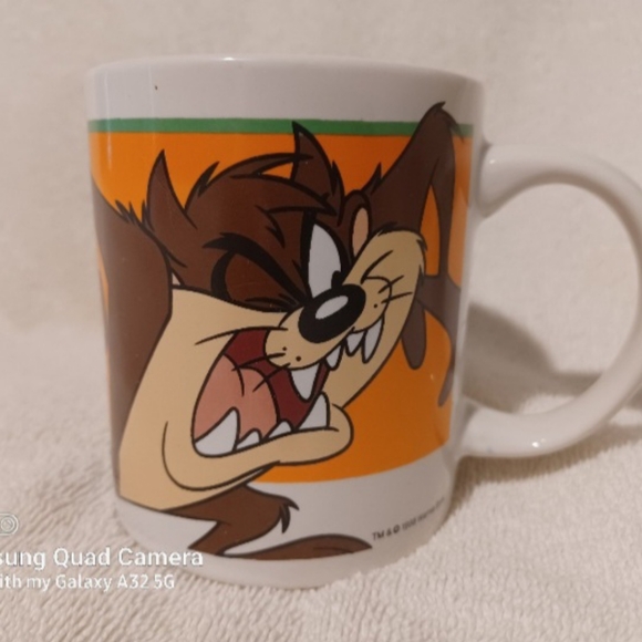 Vintage Looney tunes screaming taz coffee mug - Picture 1 of 8